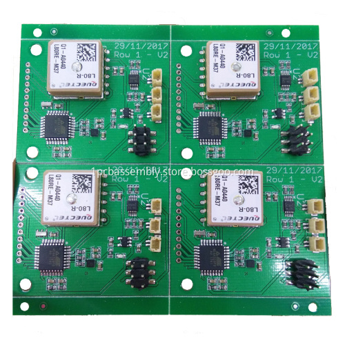 Red Solder Mask Multilayer PCBA Board for Tracker